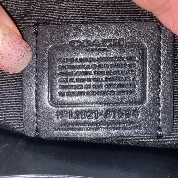 Coach Gallery Pouch with Jason Naylor Graphic NWT - Picture 5 of 6